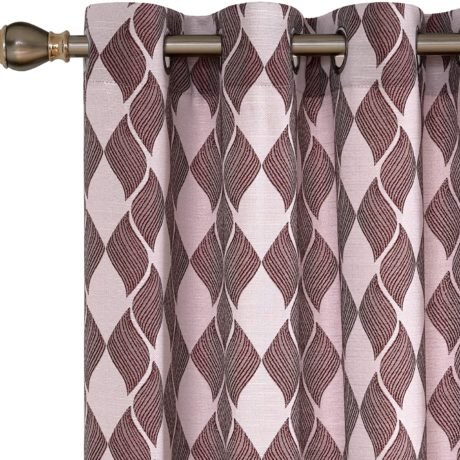 All Industrial Decor - Deconovo Semi Sheer Curtains Window Grommet 3